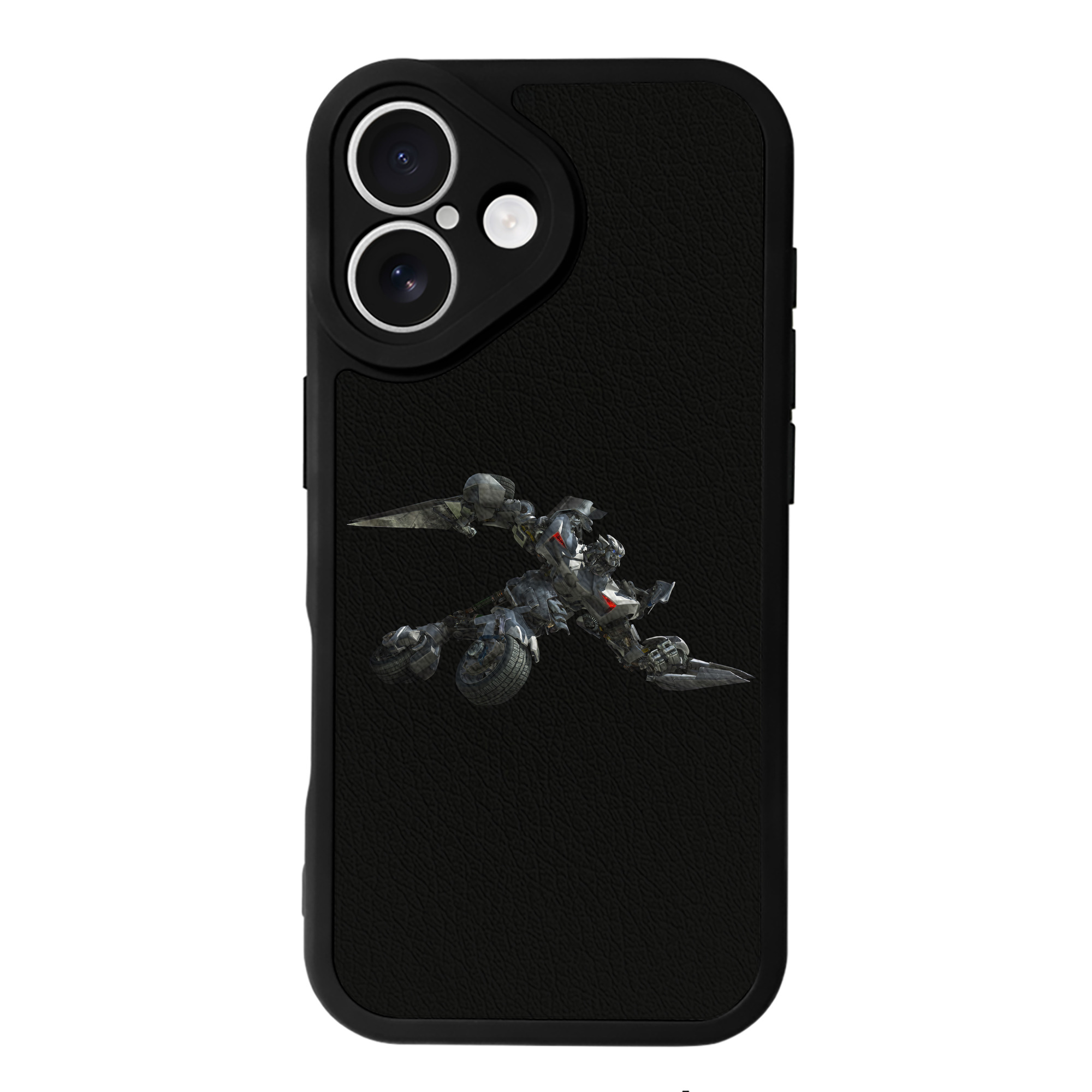 （画像用） Transformers トランスフォーマー 【iPhone 16シリーズ対応】シリコンスマホケース（レザー調） 材質：シリコン
